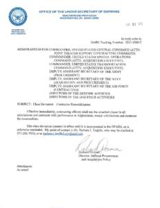 3  Attachment DARS Tracking Number 2013-O0017 Class Deviation—Contractor Demobilization[removed]Contractor Demobilization. (DEVIATION 2013-O0017)