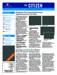 September-October[removed]News and information for Arlington residents ... since 1972 In This Issue 2
