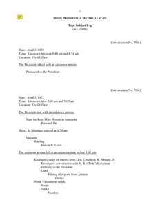 Operation Condor / Melvin R. Laird / Vietnam War / Richard Nixon / Vietnamization / Alexander Haig / Army of the Republic of Vietnam / Military / United States / Henry Kissinger