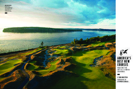 BEST NEW PUBLIC In 2015, ruffled, tousled Chambers Bay