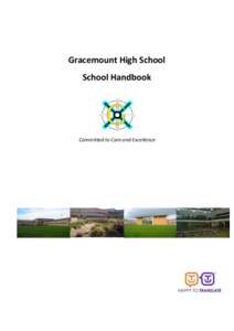 Gracemount High School School Handbook Committed to Care and Excellence  A Foreword from the Director of Children and Families