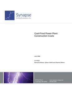 Microsoft Word - Coal-Fired Power Plant Construction Costs - July 2008.doc