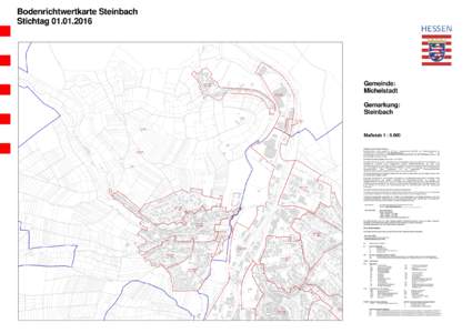 Bodenrichtwertkarte Steinbach StichtagBro