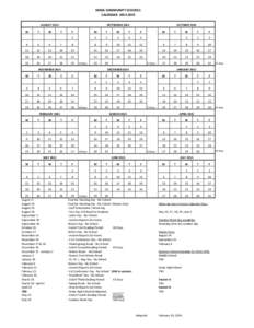 XENIA COMMUNITY SCHOOLS CALENDAR[removed]AUGUST 2014 M  T