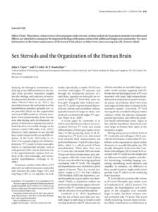 The Journal of Neuroscience, May 16, 2012 • 32(20):6745– 6746 • 6745  Journal Club Editor’s Note: These short, critical reviews of recent papers in the Journal, written exclusively by graduate students or postdoc