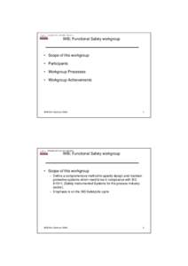 IEC 61511 / Safety instrumented system / IEC 61508 / Ethics / Action / Social issues / Safety / Risk / Functional Safety