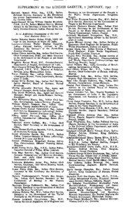 SUPPLEMENT TO THE LONDON GAZETTE, i JANUARY, 1941 Kenneth Samuel Fitze, Esq., C.I.E.,. Indian Political Service, Secretary to His Excellency