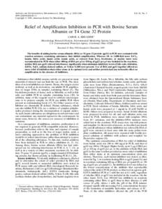 Molecular biology / Biochemistry / Laboratory techniques / Biotechnology / Amplifiers / Biology / Chemistry / Polymerase chain reaction