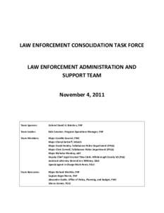 LAW ENFORCEMENT CONSOLIDATION TASK FORCE