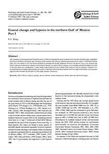 Mississippi River / Aquatic ecology / Gulf of Mexico / Fisheries / Chemical oceanography / Dead zone / Atchafalaya Basin / Estuary / Atchafalaya River / Geography of the United States / Water / Louisiana