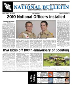 Order of the Arrow  Boy Scouts of America National Bulletin Scouting’s National Honor Society