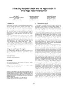 Humancomputer interaction / Information science / Information systems / Information / Computing / Recommender systems / Collective intelligence / GroupLens Research / Model theory / World Wide Web / Personalization / Information filtering system