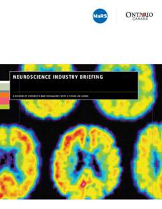 Neuroscience Industy Briefing: A Review of Ontarion R&D Excellence with a focus on Aging