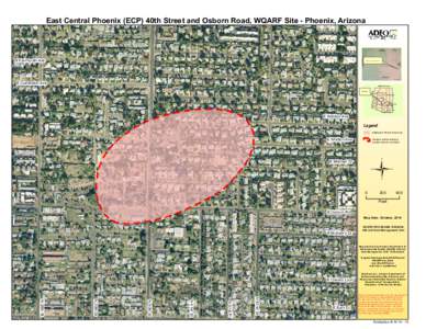 East Central Phoenix (ECP) 40th Street and Osborn Road, WQARF Site - Phoenix, Arizona  Are a Ma p E Fairmouth Ave