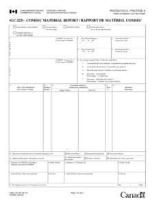 (GC[removed]RAPPORT DE MATÉRIEL COMSEC