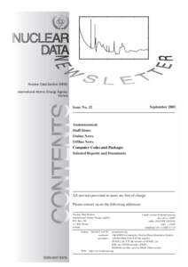 Nuclear Data Section (NDS) International Atomic Energy Agency Vienna Issue No. 32