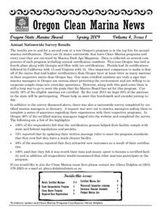 Clean Marina Newsletter 2009 spring b&w