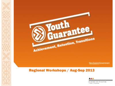 Regional Workshops / Aug-Sep 2013  PROGRAMME Setting the Scene • Education context • Education-industry partnerships