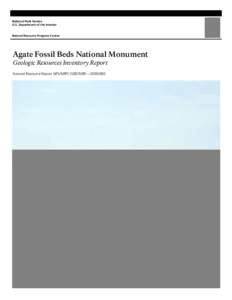 White River Fauna / Earth sciences / Historical geology / Agate Fossil Beds National Monument / Miocene / Menoceras / Sioux County /  Nebraska / Niobrara River / Fossil / Nebraska / Cenozoic / Phanerozoic