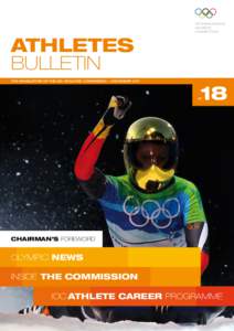 ATHLETES BULLETIN THE NEWSLETTER OF THE IOC ATHLETES’ COMMISSION — December[removed]