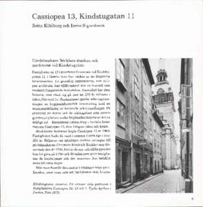 Cassiopea 13, Kindstugatan 11 Brita Kihlborg och Irene Sigurdsson