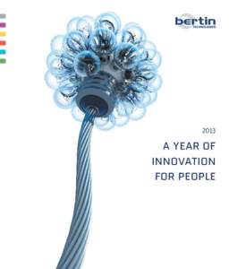 2013  A YEAR OF INNOVATION FOR PEOPLE