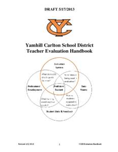 DRAFT[removed]Yamhill Carlton School District Teacher Evaluation Handbook  Revised: [removed]