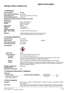 SAFETY DATA SHEET  1. Identification Product identifier  HY P40