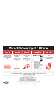 manual Dishwashing ata Glance:Manual Dishwashing at a Glance.qxd.qxd