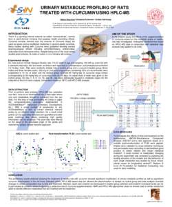 Urinary metabolic profiling of rats treated with curcumin using HPLC-MS