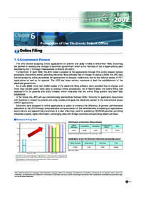 Part1[removed]:39 AM ページ 43  Chapter 6 Promotion of the Electronic Patent Office