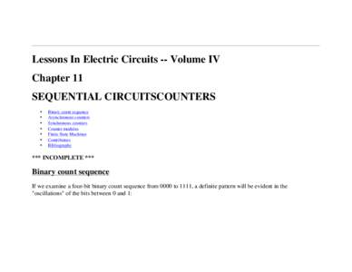 Digital circuits / Numeral systems / Computer memory / Digital signal processing / Counter / Flip-flop / Sequential logic / Frequency divider / Digital signal / Electronic engineering / Digital electronics / Electronics