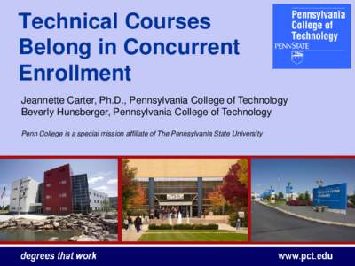 Quality control / Penn Manor High School / Penn-Trafford School District / Pennsylvania / Accreditation / National Alliance of Concurrent Enrollment Partnerships