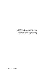 QANU-Research Review Mechanical Engineering December 2008  Quality Assurance Netherlands Universities (QANU)