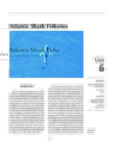 UNIT 6 AT L A N T I C S H A R K F I S H E R I E S atlantic Shark fisheries  Unit