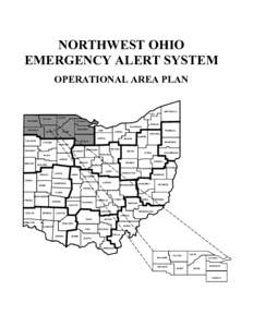 NORTHWEST OHIO EMERGENCY ALERT SYSTEM OPERATIONAL AREA PLAN ASHTABULA LAKE