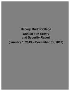   	
   	
   Harvey Mudd College Annual Fire Safety