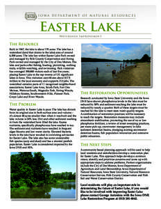 Environment / Iowa / Geography of the United States / Lake Ahquabi State Park / Des Moines metropolitan area / Des Moines /  Iowa / Stormwater