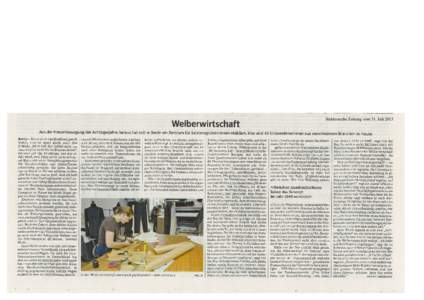 Süddeutsche Zeitung vom 31. Juli 2013   