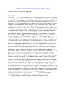 Southern Campaign American Revolution Pension Statements & Rosters Pension Application of George Bickle (Bickel) R821 Transcribed and annotated by C. Leon Harris State of Virginia } Lewis County } SS On this 30th day of 