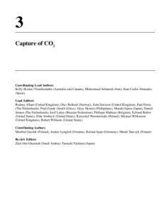 Chapter 3: Capture of CO2