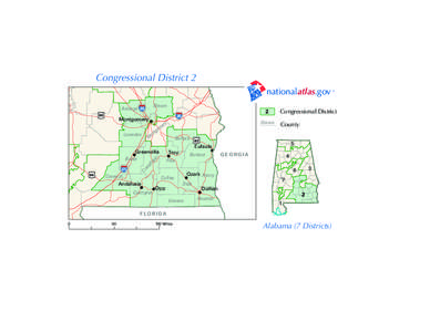 Congressional District 2 nationalatlas.gov Elmore Autauga 65 80