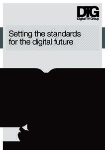 Setting the standards for the digital future Seventeen years at a glance