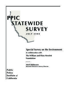 PPIC STATEWIDE SURVEY