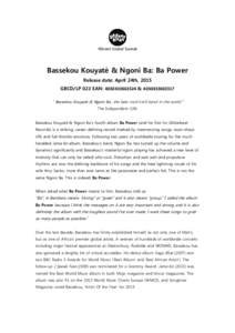 Bassekou Kouyate - Ba Power