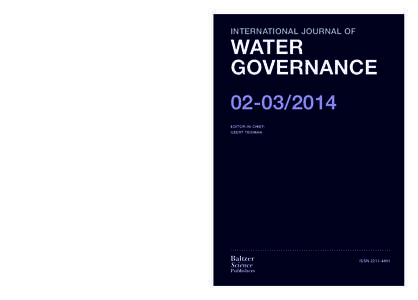 The Dark Side of Governance An introduction to the Special Issue Kai Wegerich, Jeroen Warner, Cecilia Tortajada Water sector governance: a return ticket to anarchy Kai Wegerich, Jeroen Warner, Cecilia Tortajada