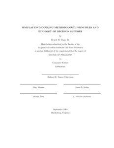 Simulation / Models of computation / Computing / Interpretation / Scientific modelling / DEVS / Discrete event simulation / Logic simulation / Petri net / Scientific modeling / Electronic engineering / Science