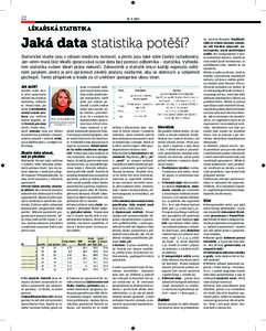 22   LÉKAŘSKÁ STATISTIKA