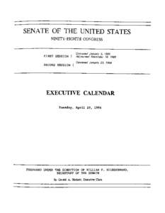 United States Senate / William Hildenbrand / Government