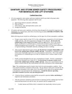 Microsoft Word - Confined Space - Manholes & Lift Stations.doc